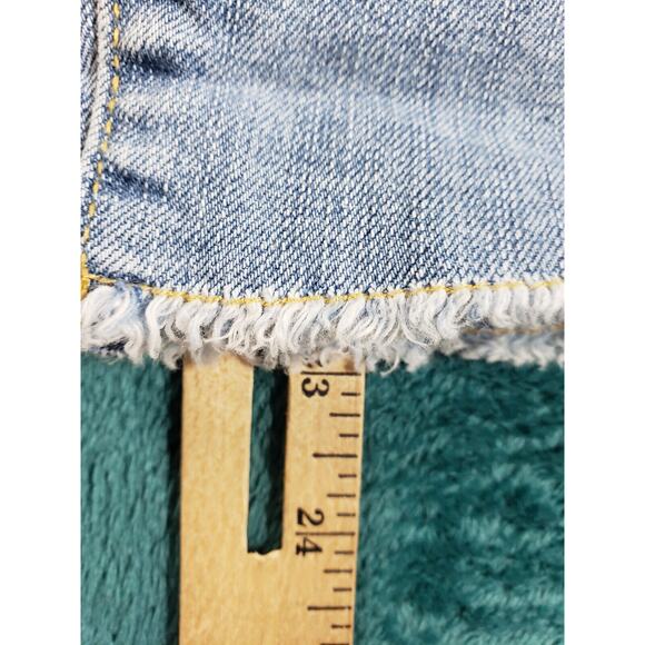 Torrid Jeans Sz 10 Womens Blue Stretch Pants Mid Rise Ladies Crop Boyfriend - Picture 8 of 12